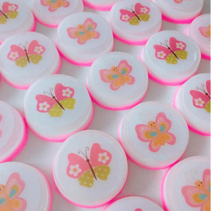 Σαπούνι Μπομπονιέρα Πεταλούδα με Ένθετη Φωτογραφία