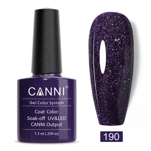 Canni 190 Purple Glitter 7.3ml