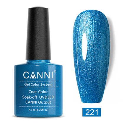 Canni 221 Bright Blue Pearl 7.3ml
