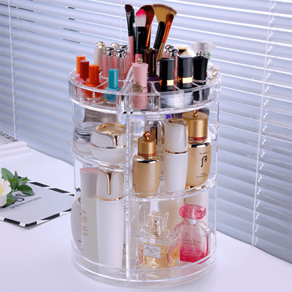 Θήκη Οργάνωσης Καλλυντικών περιστρεφόμενη 360 – Cosmetic Organizer