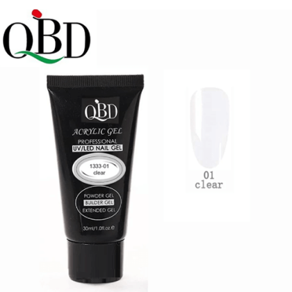 QBD Acrygel UvLed 30ml Clear 01