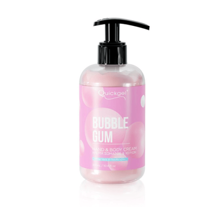 Ηand & Body Cream Bubble Gum Quickgel 300ml