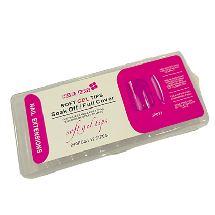 Soft Gel Tips Small Trapezoid JP037 240τεμ