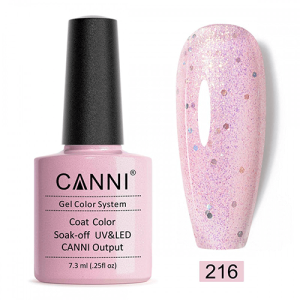 Canni 216 Pink With Glitter 7.3ml