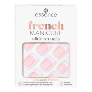 Essence French Manicure Click-On Nails 01 Classic French 12pcs