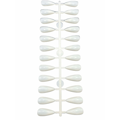 Νυχιέρα Για Χρωματολόγιο Βιβλίο 120τεμ Clear Almond