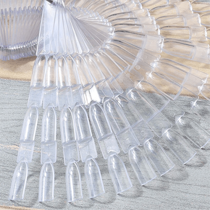 Νυχιέρα Τριπλή Μπρελόκ Clear 50 τεμαχίων