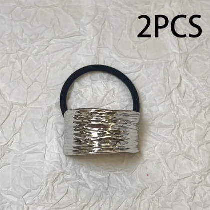 Λαστιχάκι Μαλλιών Κόσμημα Hair Tie Ασημί Νο1