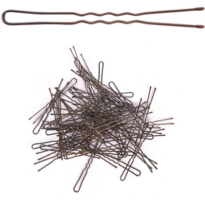 Φουρκέτες Κομμωτηρίου Καστανές 30τμχ