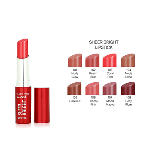 Mood Sheer Bright Lipstick GR - 108 Rosy Plum