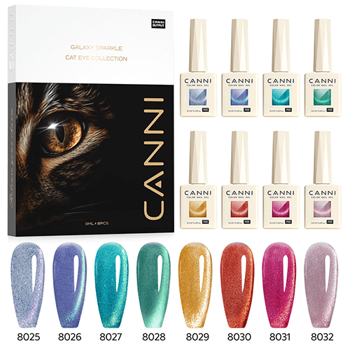 Canni Hema Free 8029 - Galaxy Sparkle Glitter Cat Eye