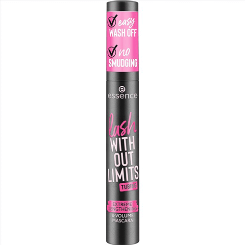 Essence Lash Without Limits Tubing Extreme Lengthening & Volume Mascara 04 Black Tubing