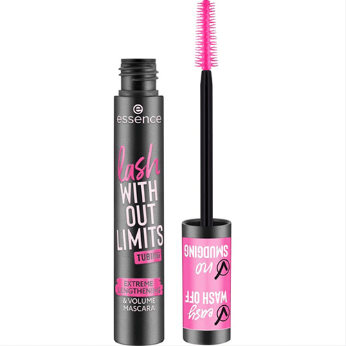 Essence Lash Without Limits Tubing Extreme Lengthening & Volume Mascara 04 Black Tubing
