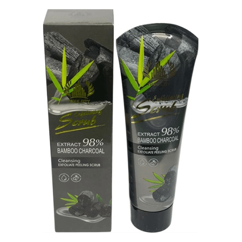 Tree City Exfoliating Extract Bamboo Charcoal Cleansing Peeling Φυτικό Scrub Προσώπου 100ml