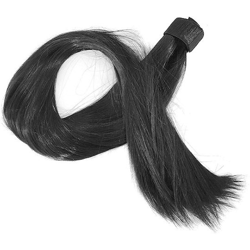 Ποστίς Αλογοουρά Ίσιο Μαύρο(1#) Με Χτενάκι & Velcro (Ponytail Extension) 58cm