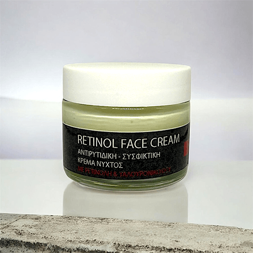 Retinol Face Cream - Αντιρυτιδική Συσφικτική Κρέμα Νυχτός