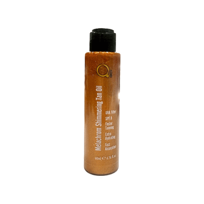 Tan Oil Melachrom Με Glitter 60ml – Λάδι Μαυρίσματος Με SPF 8
