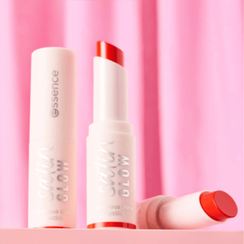 Essence Satin Glow Luminous Shine Lipstick 07 - Coral It A Day