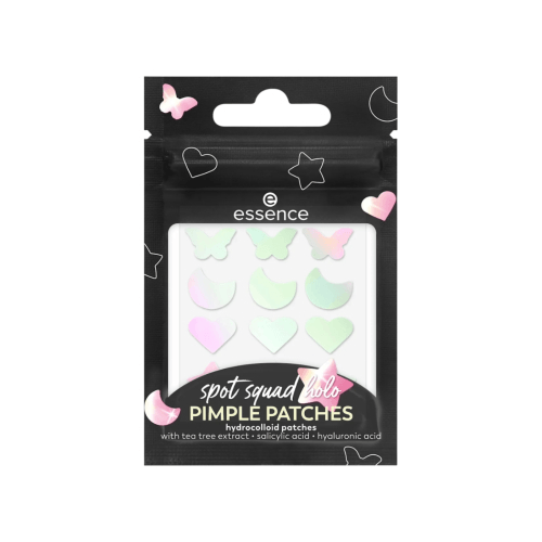 Essence Spot Squad Holo Spot Patches – Αυτοκόλλητα Σπυριών με Σαλικυλικό Οξύ & Tea Tree
