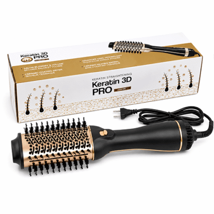 Βούρτσα Πιστολάκι Μαλλιών 3 σε 1 Keratin 3D PRO 2000W