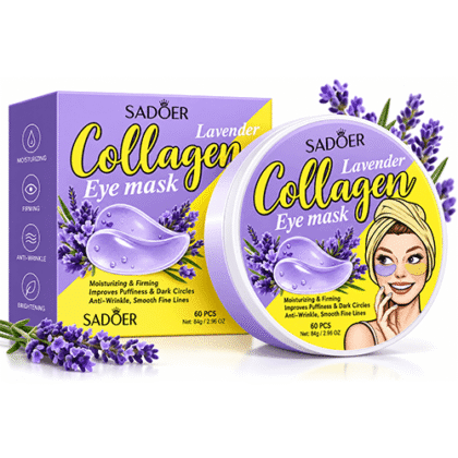 Eye Patches Κολλαγόνου με Λεβάντα 60τμχ SADOER
