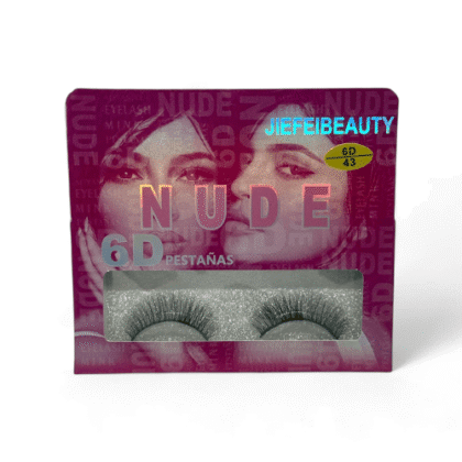 Ψεύτικες Βλεφαρίδες 6D Nude Jiefeibeauty Νο.43