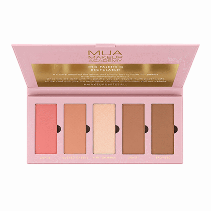 MUA Goddess Glow Face Palette