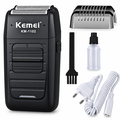 Ξυριστική Μηχανή Επαναφορτιζόμενη Kemei KM-1102